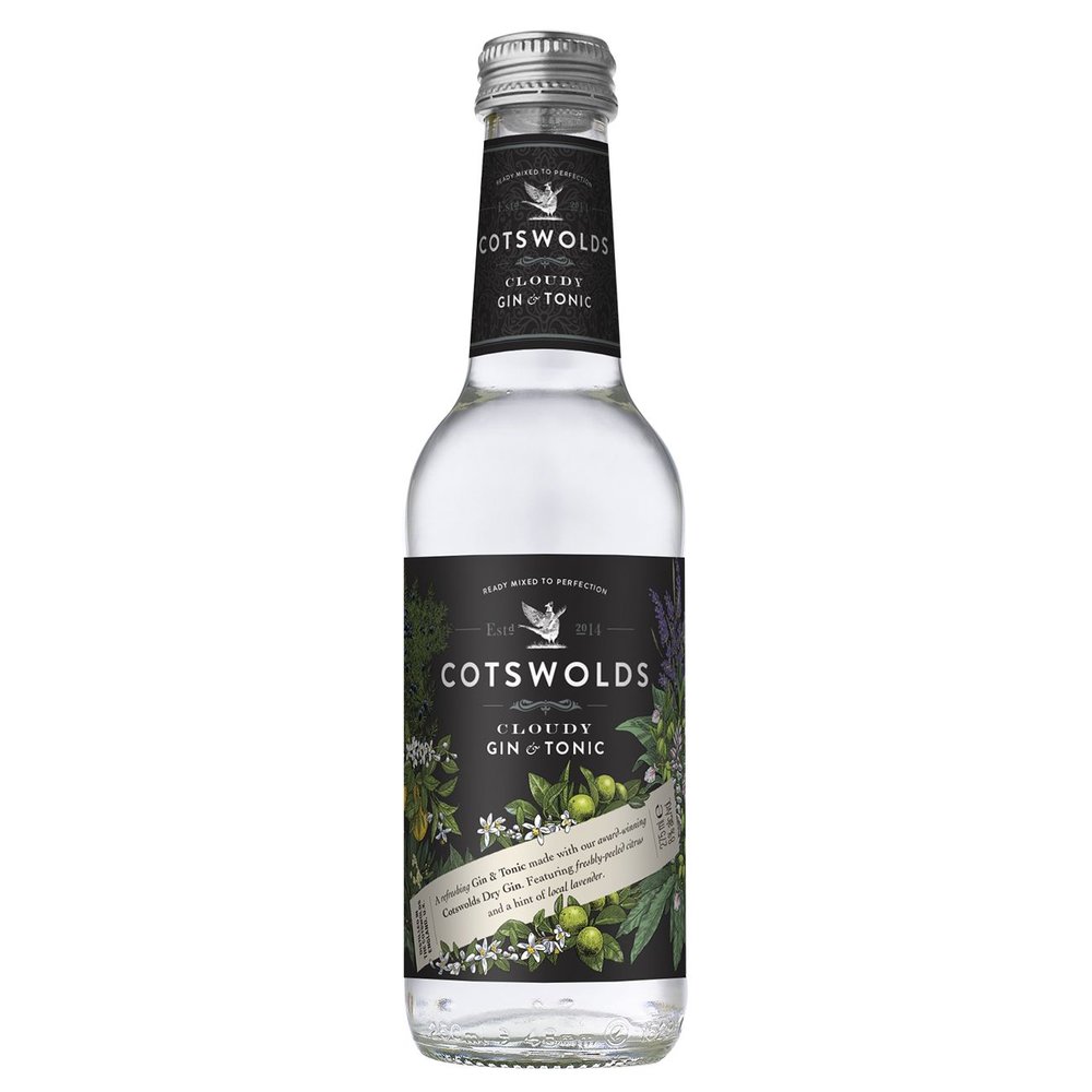 COTSWOLDS GIN & TONIC 12 X 28CL