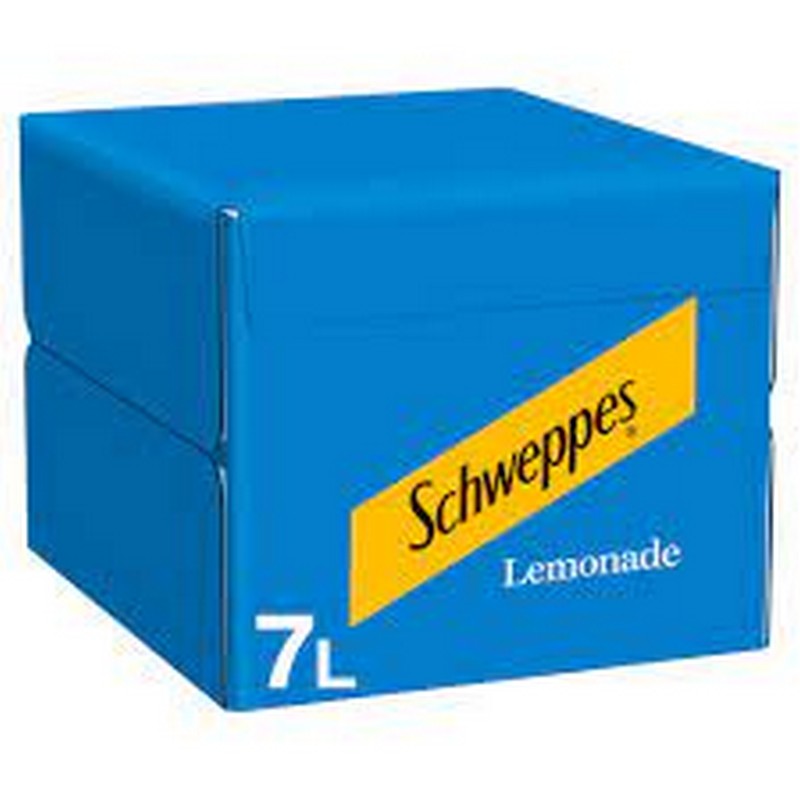 BIB SCHWEPPES LEMONADE 7LTR