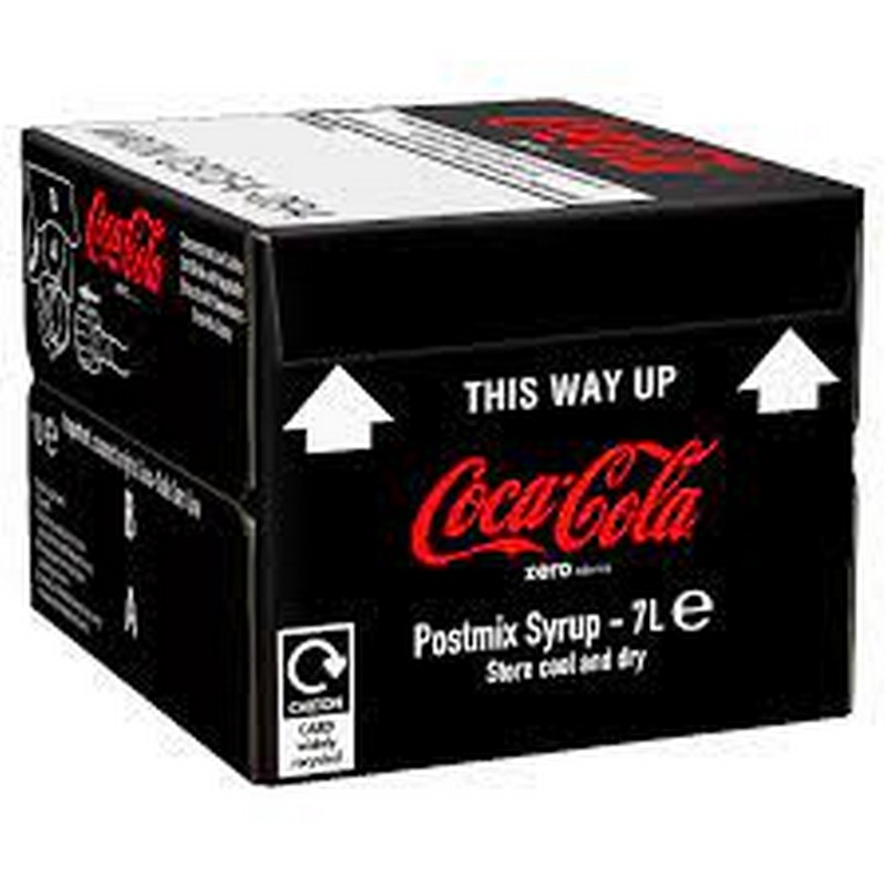 BIB COKE ZERO 7LTR