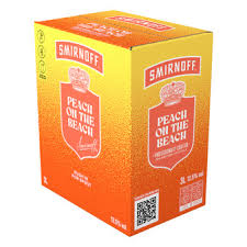 SMIRNOFF PEACH ON THE BEACH 3LTR BIB