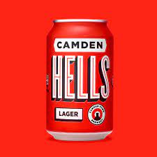 CAMDEN HELLS LAGER 12 X 330ML CANS 4.6%