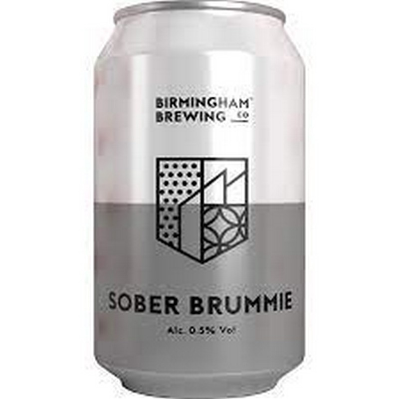 BIRMINGHAM BREWERY SOBER BRUMMIE 12 X 330ML CANS 