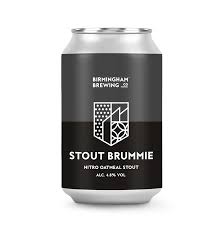 BIRMINGHAM BREWING BRUMMIE STOUT 12 X 330ML CANS