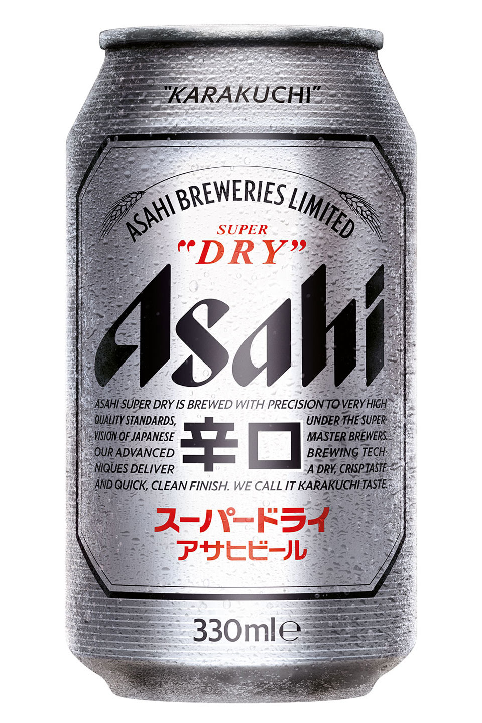 ASAHI  24 X 330ML CANS 5%