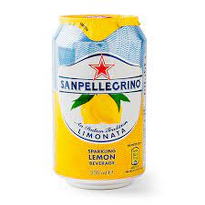 SAN PELLEGRINO LEMON 24 X 330ML CANS