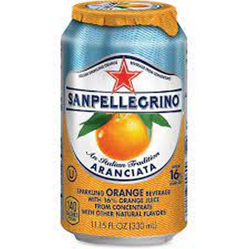 SAN PELLEGRINO ORANGE 24 X 330ML CANS