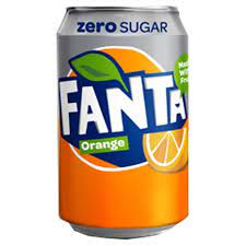 FANTA ORANGE ZERO CANS 24 X 330ML