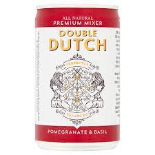 DOUBLE DUTCH CANS POMEGRANET & BASIL 24 X 150ML