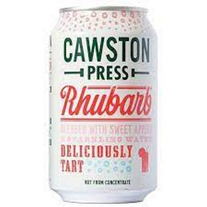 CAWSTON PRESS RHUBARB/APPLE CANS 24 X 330ML