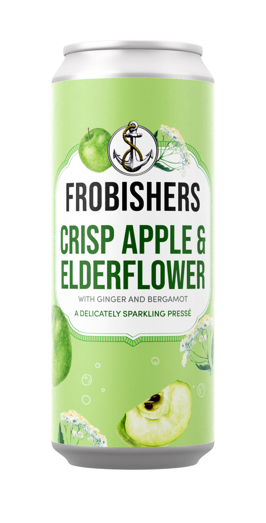 FROBISHERS APPLE & ELDERFLOWER SPARKLER 12 X 250ML CANS