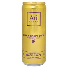 AU VODKA BLACK GRAPE 5% 12 X 330ML CANS