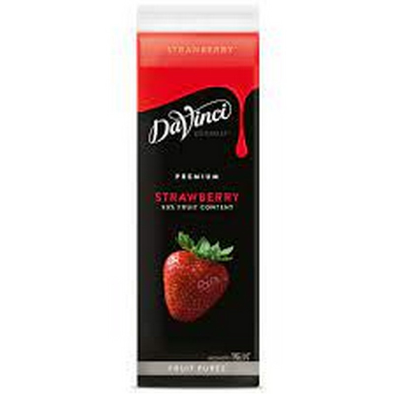 DA VINCI STRAWBERRY PUREE 4 X 1KG