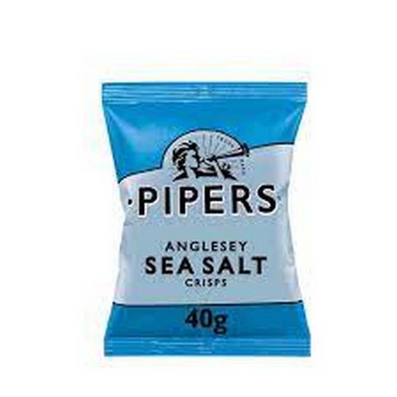 PIPERS ANGLESEY SEA SALT CRISPS 24 X 40G