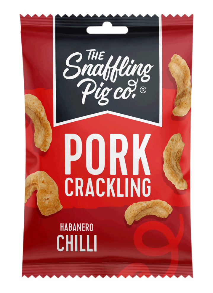 SNAFFLING PIG CHILLI CRACKLING 12 X 40G
