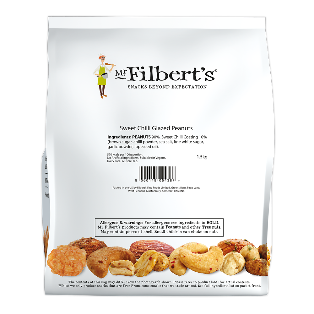 FILBERT'S SWEET CHILLI RICE CRACKER 1 X 500G