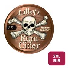 LILLEYS RUM CIDER 20LTR BIB 4%