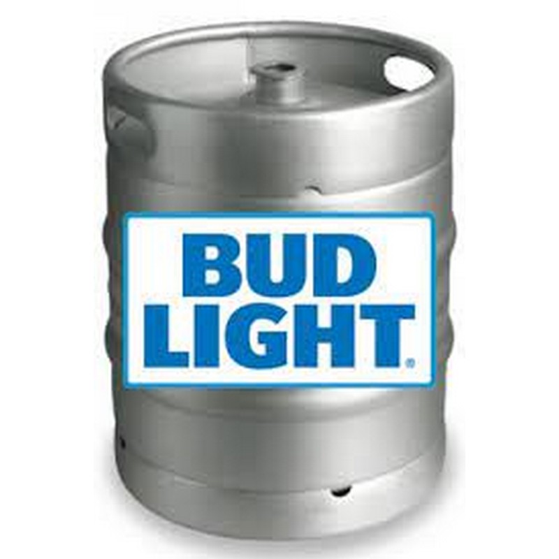 BUD LIGHT 50LTR 3.4%