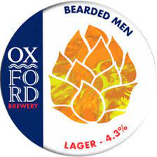 OXFORD BREWERY BEARDED MEN LAGER 4.3% 50LTR