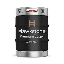 HAWKSTONE PREMIUM LAGER 4.8% 50LTR