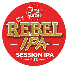 TINY REBEL IPA 30LTR 4.3%