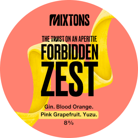 MIXTONS FORBIDDEN ZEST 20LTR KEG