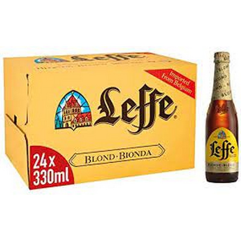 LEFFE BLONDE 24 X 330ML 6%