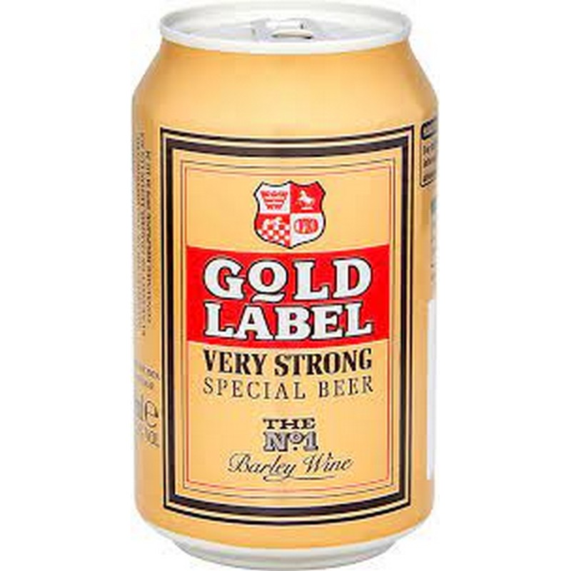 GOLD LABEL 24 X 330ML CANS 8.5%