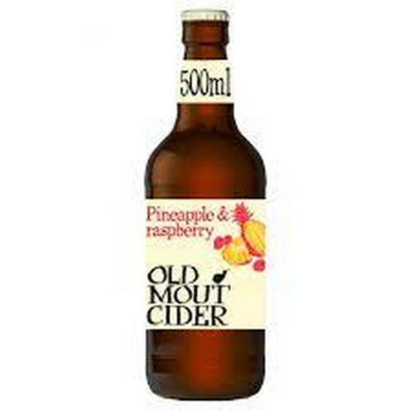 OLD MOUT PINEAPPLE & RASPBERRY 12 X 500ML 4%
