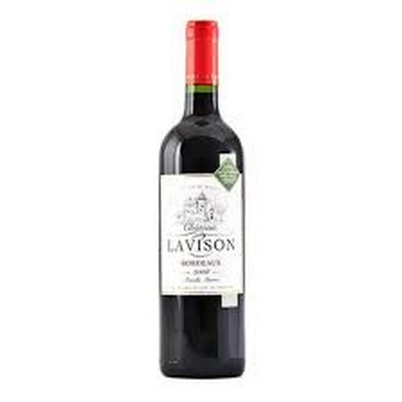 CHATEAU DE LAVISON BORDEAUX SUP AC 13% 75CL (Bordeaux Blend Red)