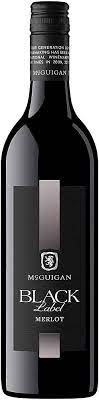 MCGUIGANS BLACK LABEL MERLOT 75CL