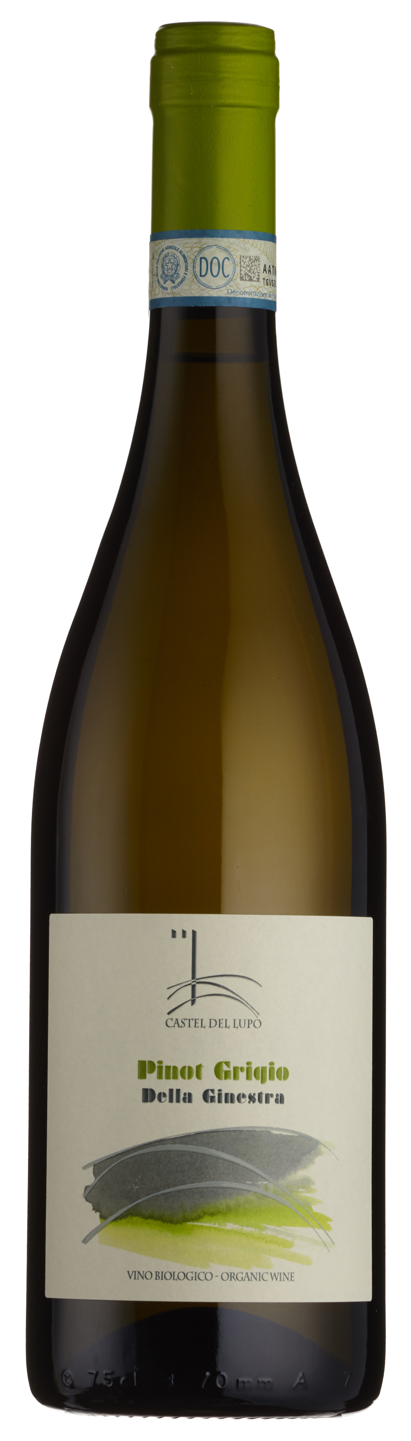 CASTEL DEL LUPO PINOT GRIGIO DELLA GINESTRA 12.5% 75CL