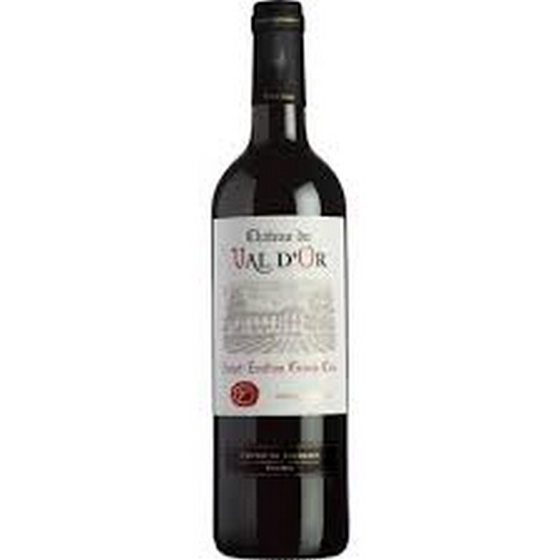 CHATEAU VAL D'OR ST EMILION 13% 75CL (Bordeaux Blend)