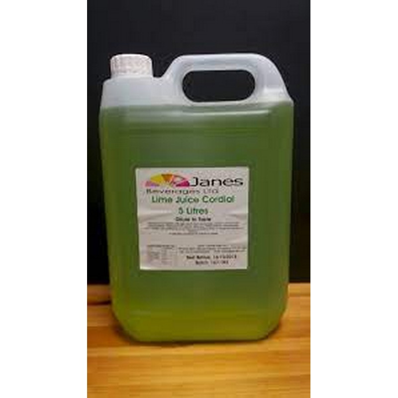 LIME CORDIAL (5 LTR)
