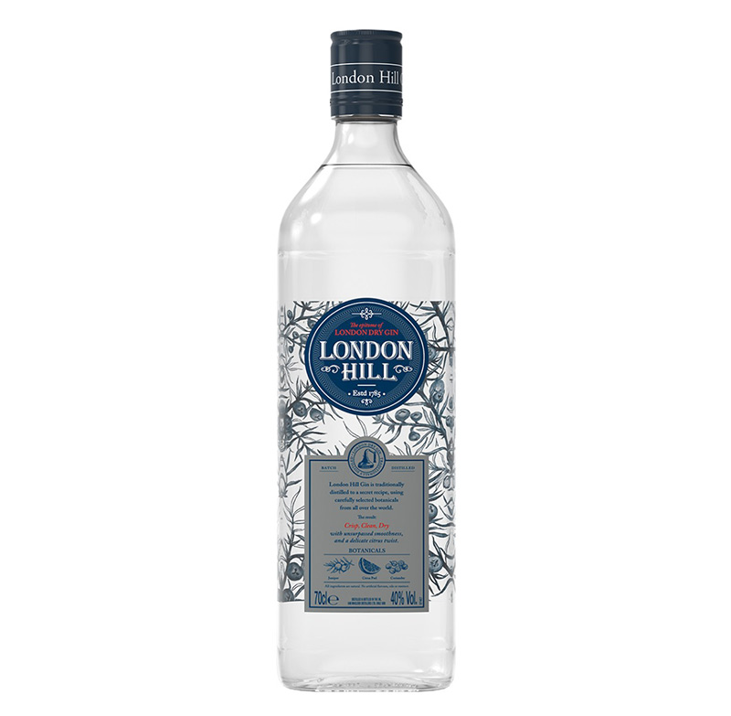 LONDON HILL DRY GIN 70CL
