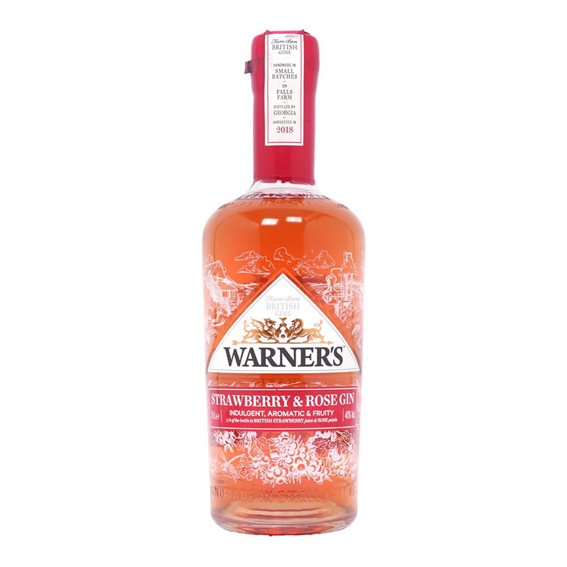 WARNER EDWARDS STRAWBERRY ROSE 70CL