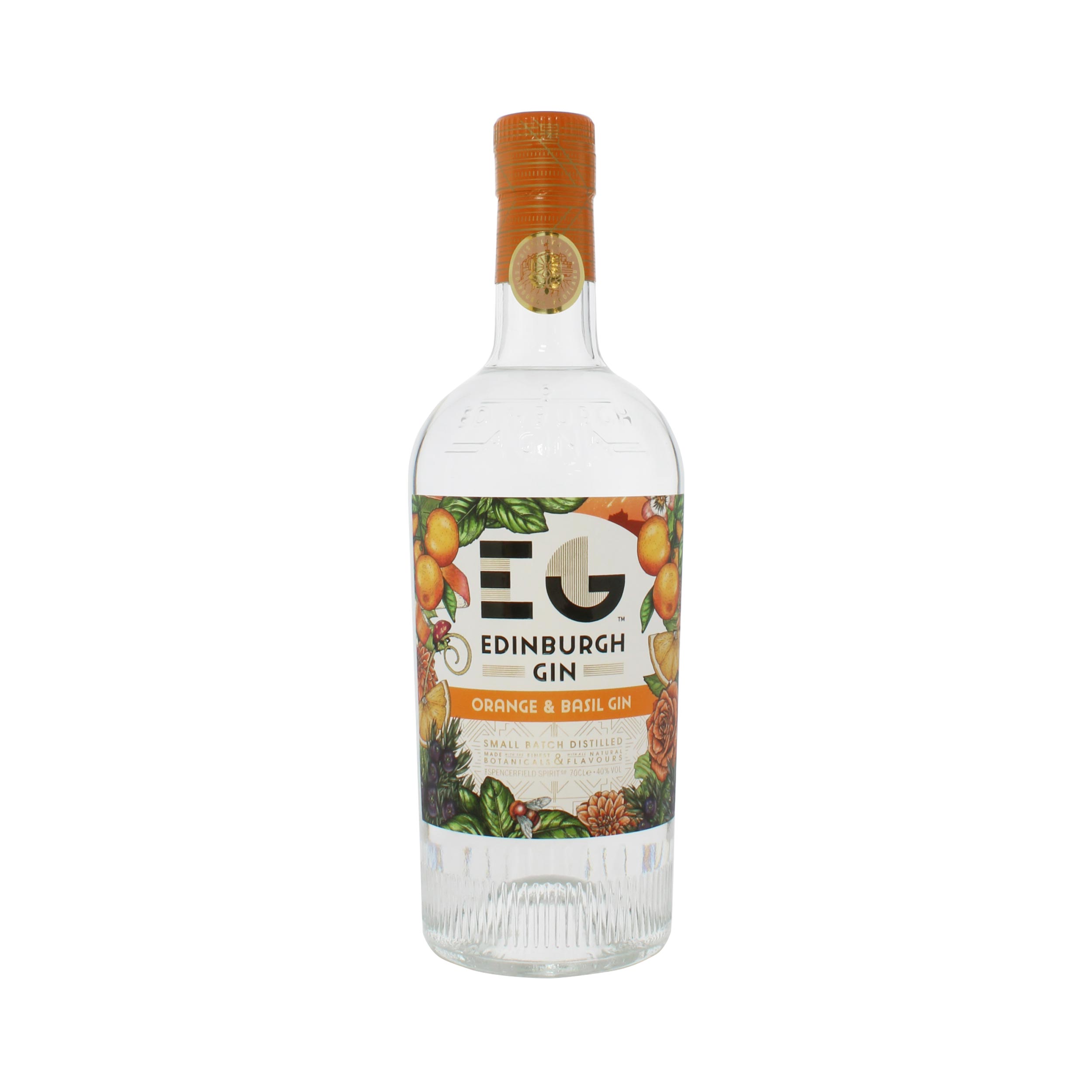 EDINBURGH ORANGE & BASIL GIN 70CL