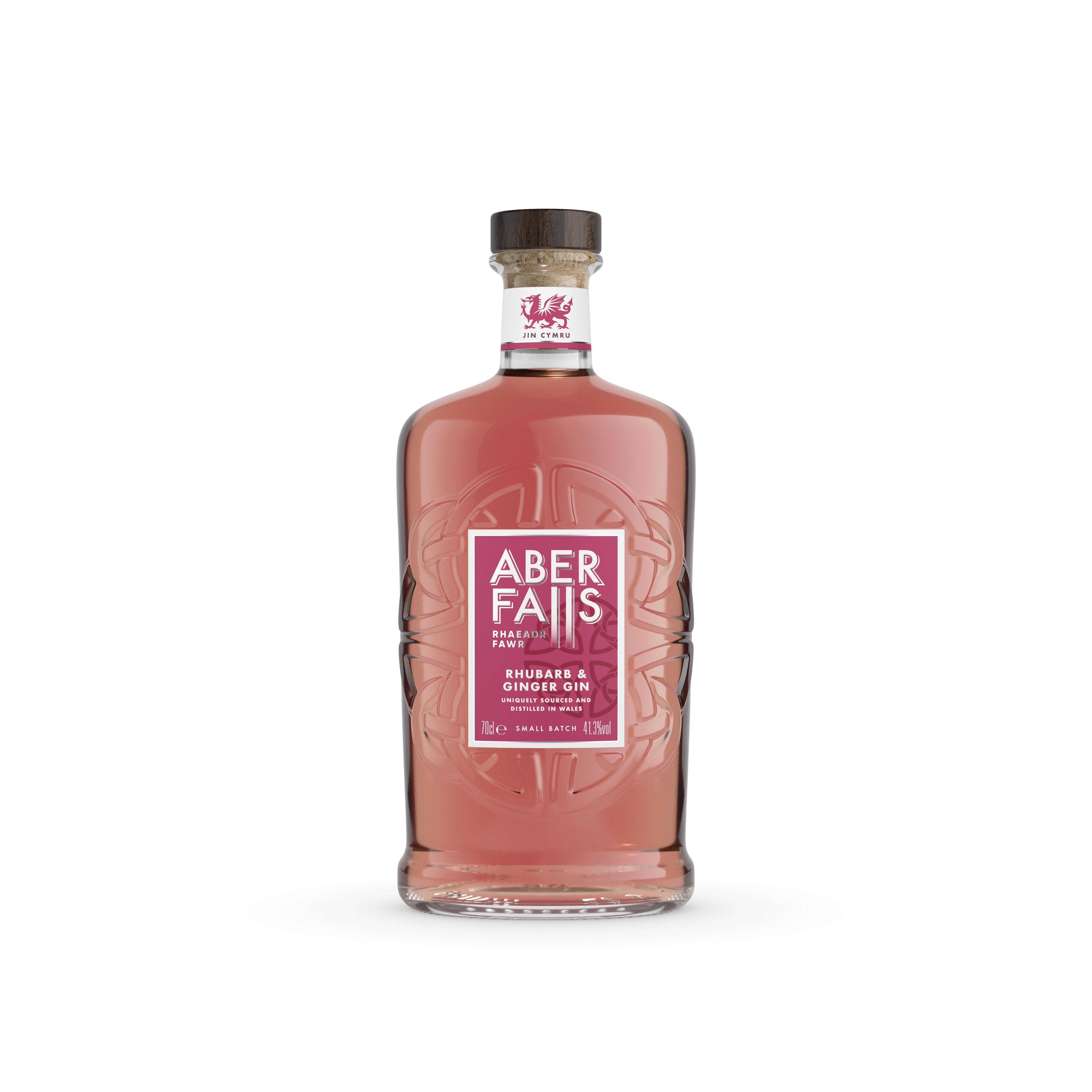 ABER FALLS RHUBARB & GINGER GIN 70CL