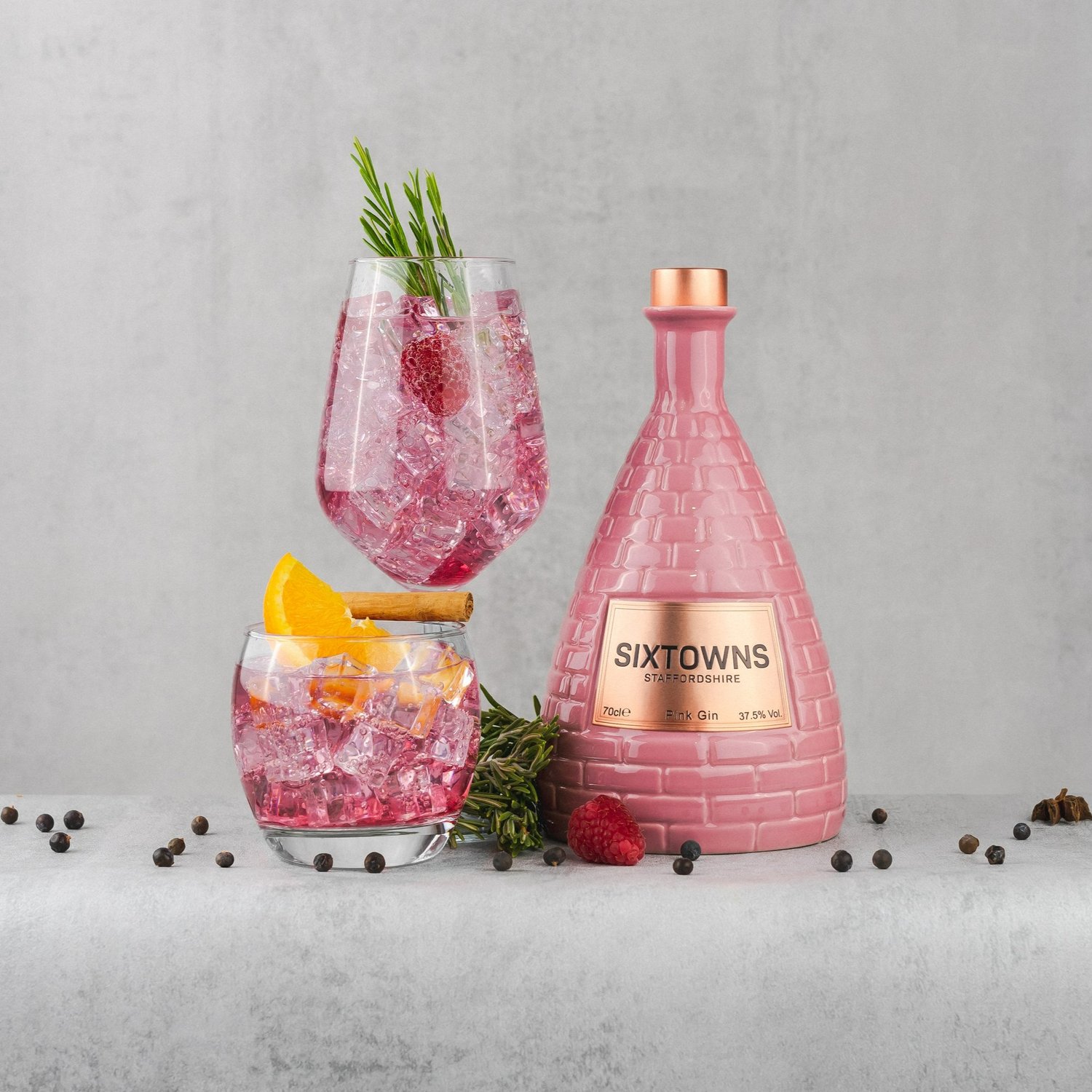 SIX TOWNS PINK GIN