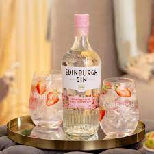 EDINBURGH STRAWBERRY & PINK PEPPER GIN 40% 70CL