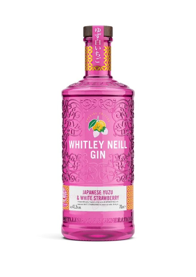 WHITLEY NEILL YUZU & WHITE STRAWBERRY GIN 70CL 41.3%
