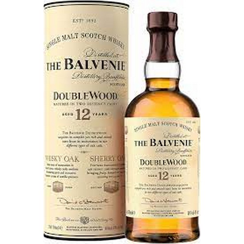 BALVENIE 12YR DOUBLE WOOD WHISKY 70CL