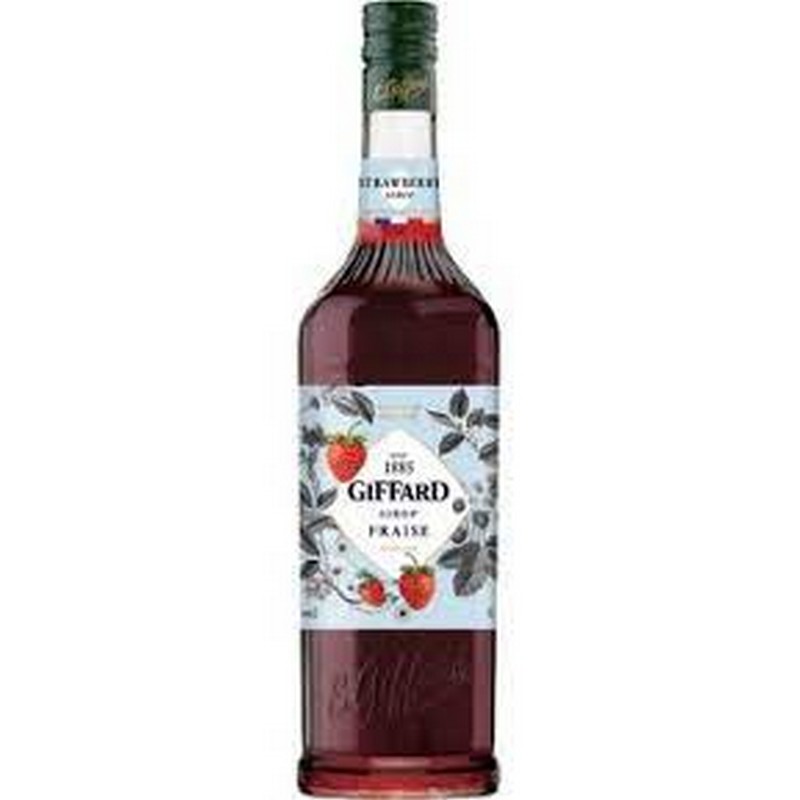 GIFFARD FRAISE (STRAWBERRY) SYRUP LTR