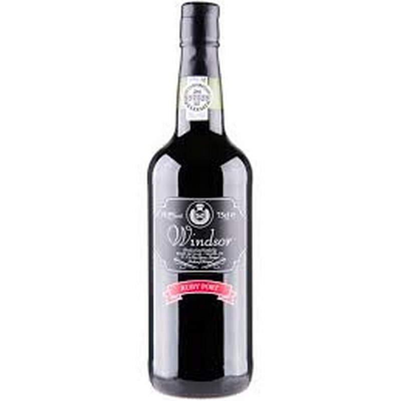 WINDSOR RUBY PORT 75CL 19.5%