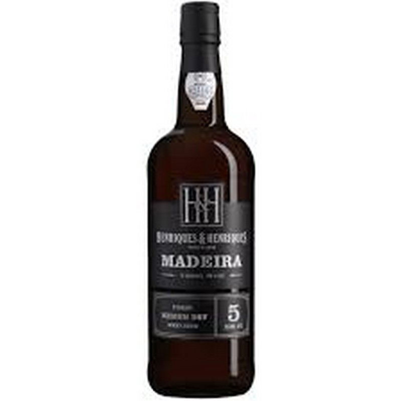 HENRIQUES & HENRIQUES 5YR MADEIRA MED DRY 75CL
