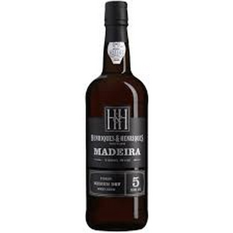 HENRIQUES & HENRIQUES 5YR MADEIRA MED DRY 50CL