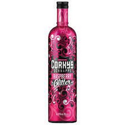 CORKY'S RASPBERRY GLITTER 70CL