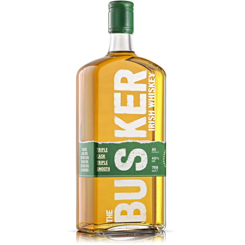 BUSKER GREEN TRIPLE CASK WHISKY 70CL 40%