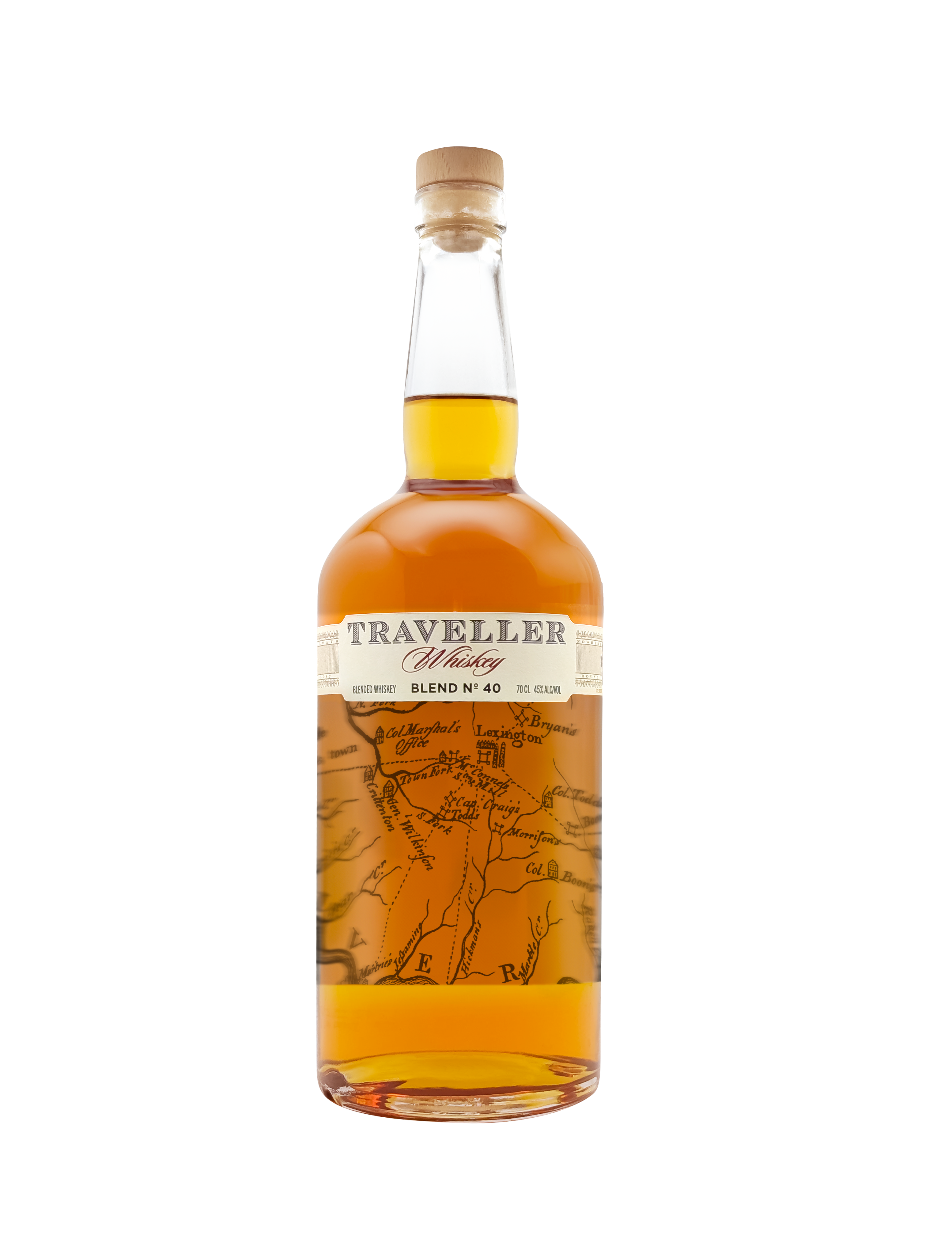 TRAVELLER BLEND WHISKY 45% 70CL