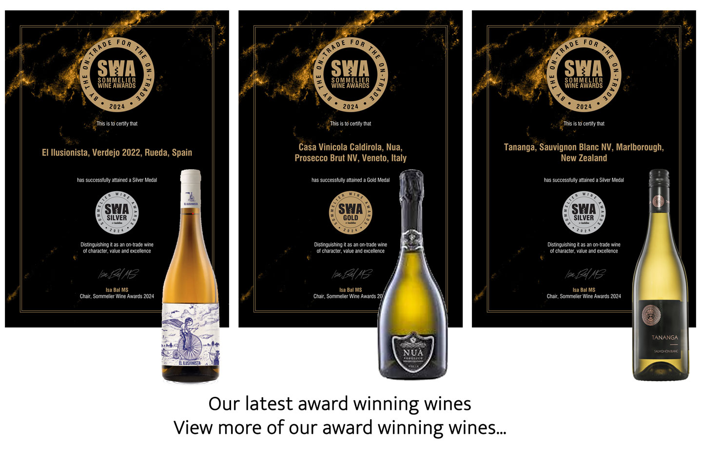 Award Winning Wines