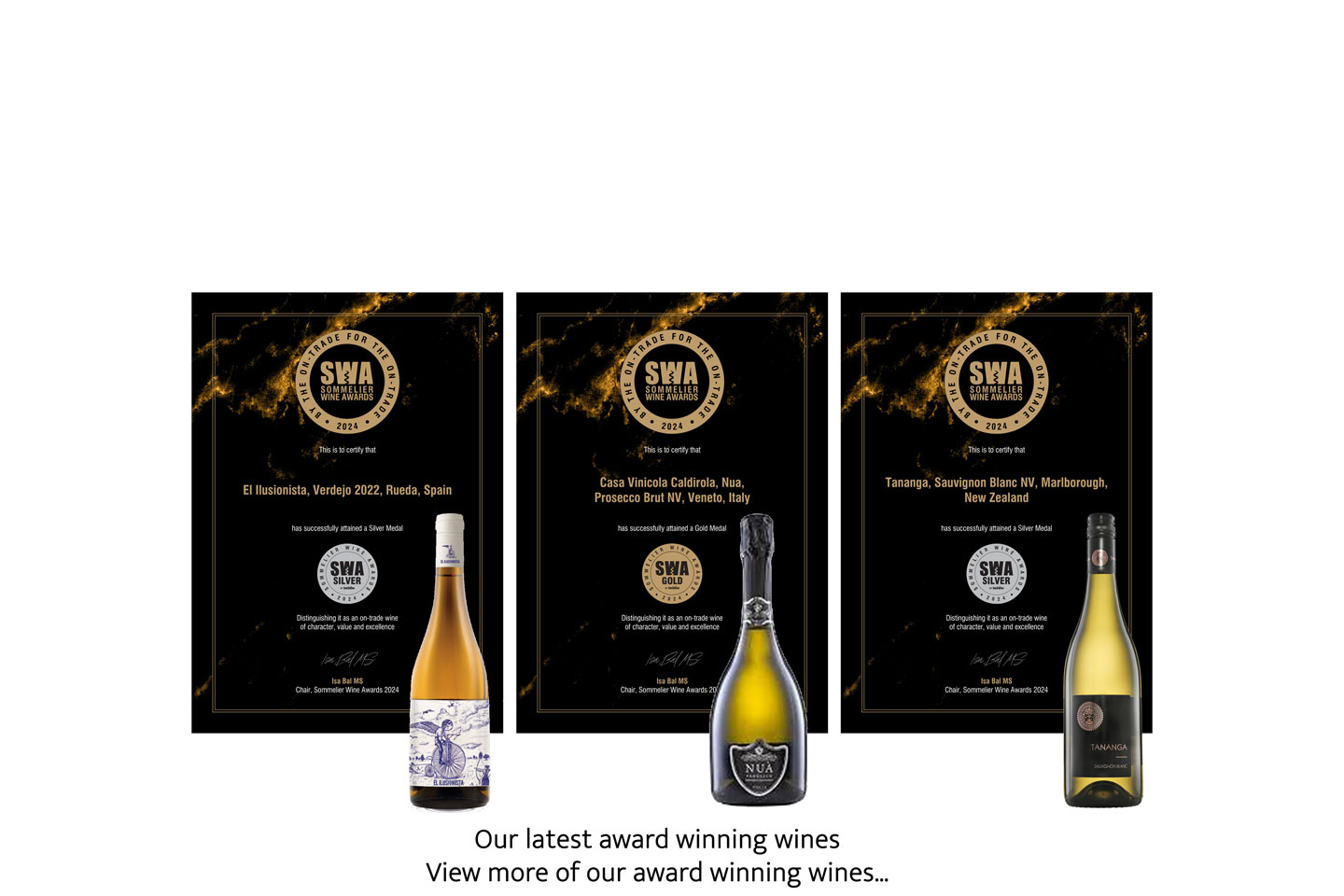 Award Winning Wines